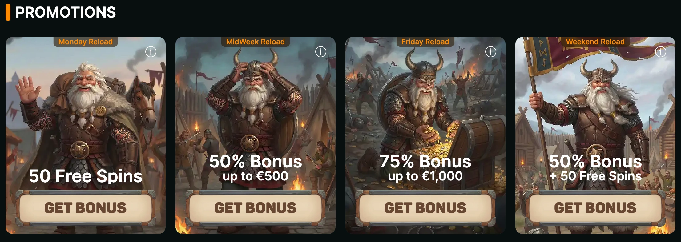 Odin Fortune bonuses